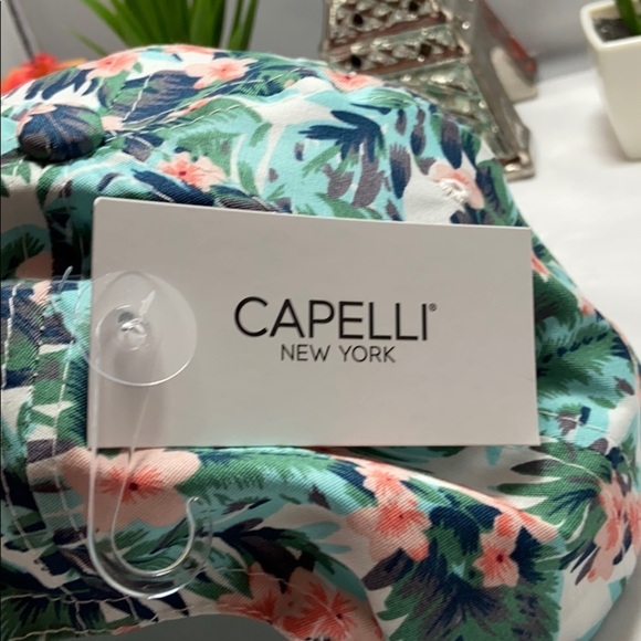 Capelli New York Statement Logo Floral Baseball Cap - Picture 5 of 7